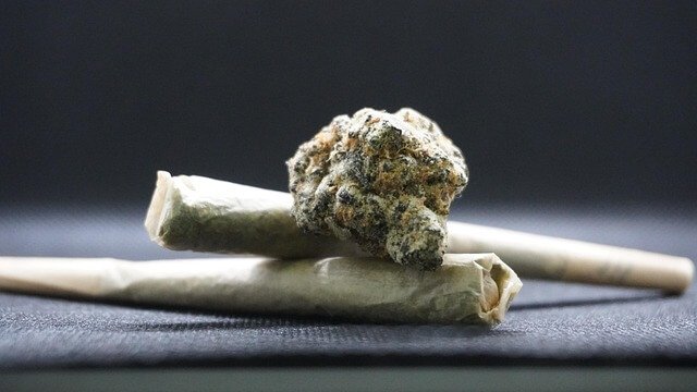 canutos o porros con cogollo de marihuana